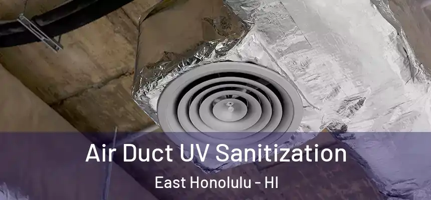 Air Duct UV Sanitization East Honolulu - HI