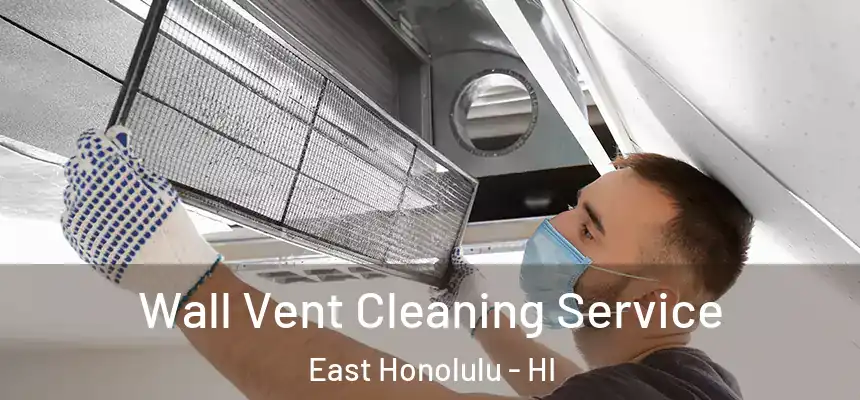 Wall Vent Cleaning Service East Honolulu - HI